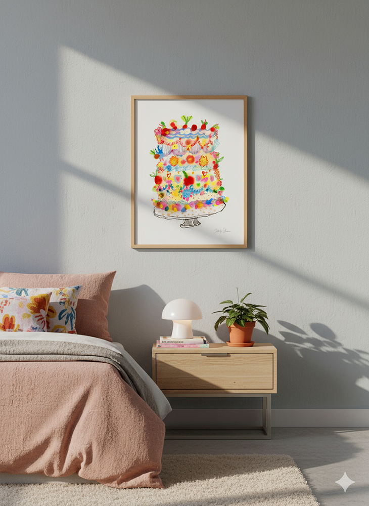 Cherry Cake print