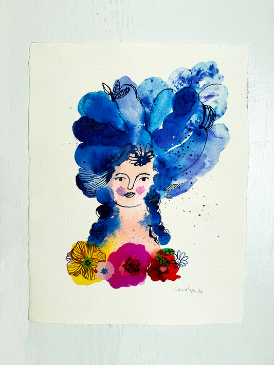 POMPADOUR BLUE ORIGINAL