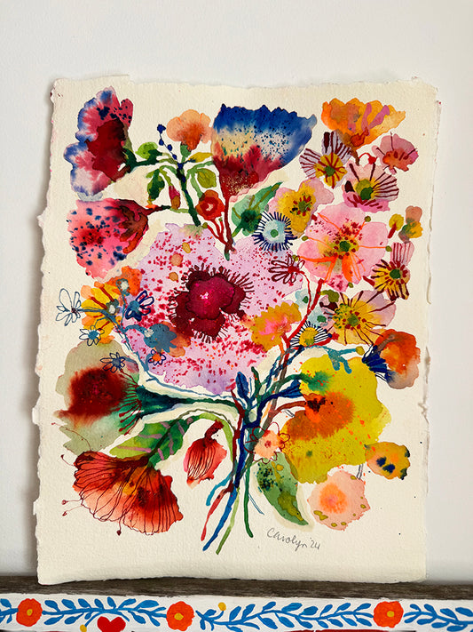 JAPANESE ANEMONES ORIGINAL