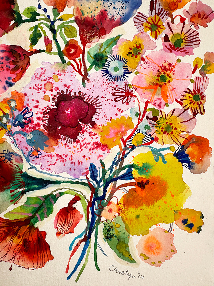 JAPANESE ANEMONES ORIGINAL