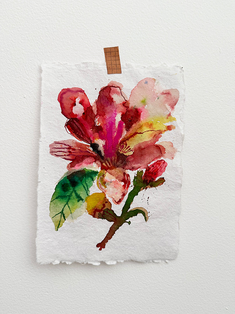 MAGNOLIAS ORIGINAL SET OF 2 PAINTINGS