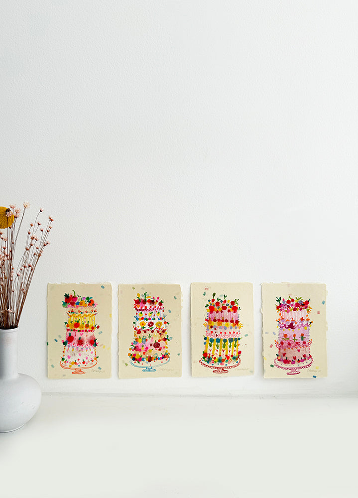 CAKE SET OF 4 ORIGINALS