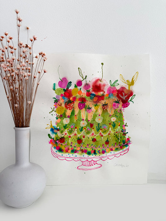 MATCHA STRAWBERRY CAKE ORIGINAL