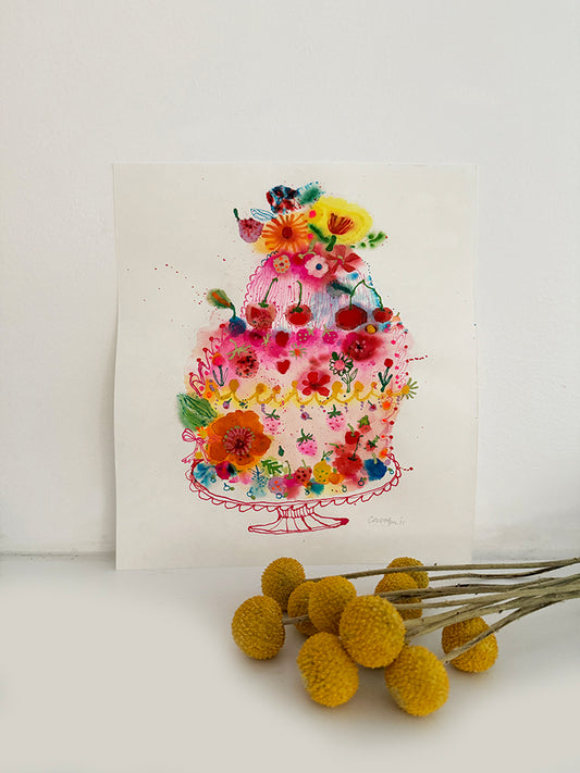 STRAWBERRY POPPY SPONGE ORIGINAL