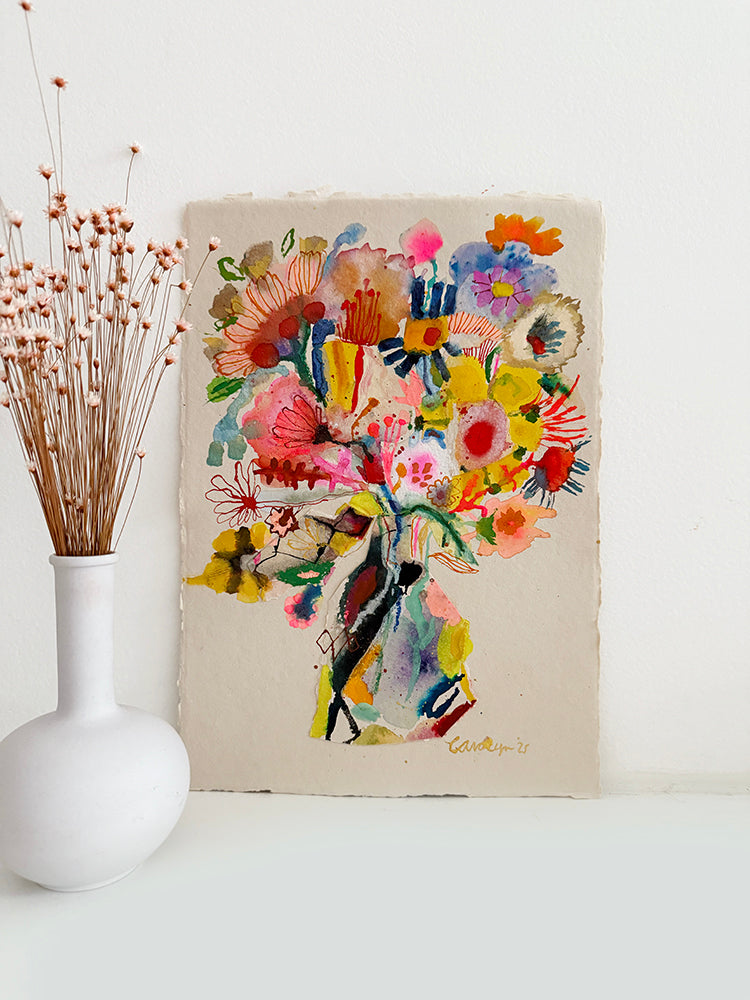 ABSTRACT FLOWERS #2 ORIGINAL