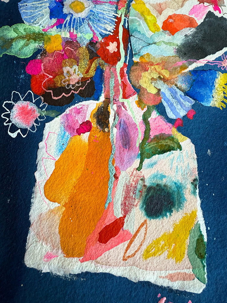 ABSTRACT FLOWERS #3 ORIGINAL