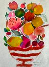 FRUITS IN RED ORIGINAL