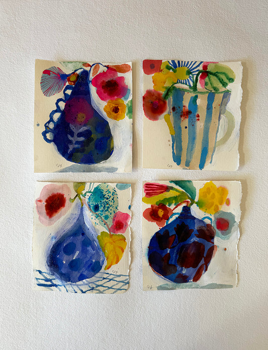 BLUES AND PINKS SET 2 ORIGINALS