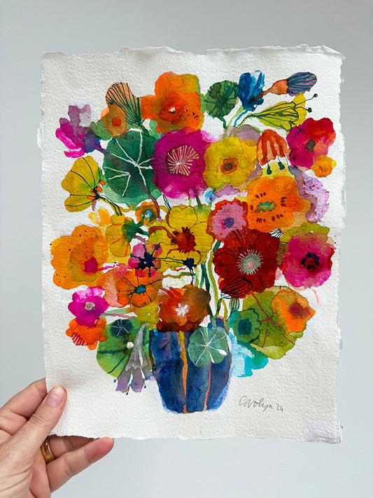 NASTURTIUMS 2 ORIGINAL