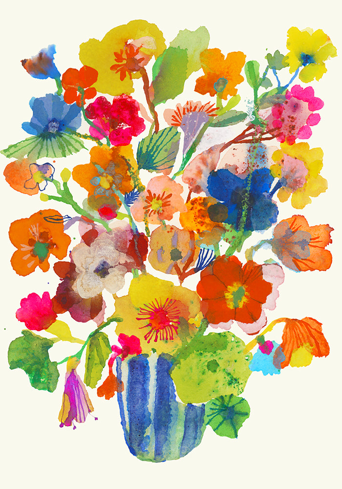 Nasturtiums print