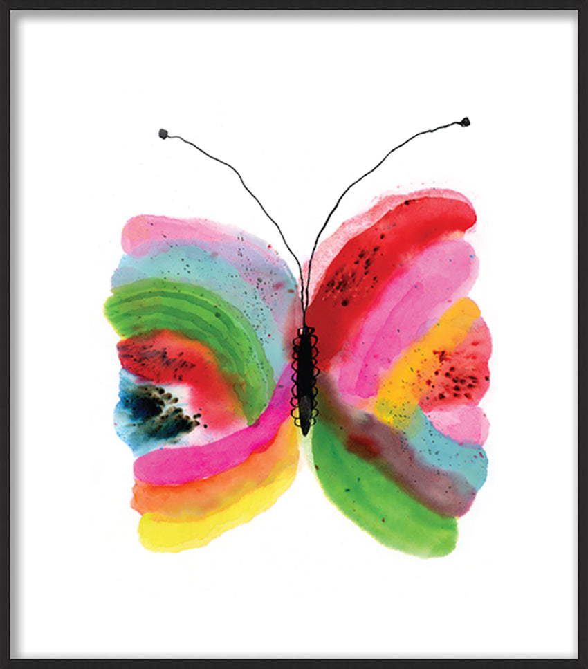 Butterfly rainbow print