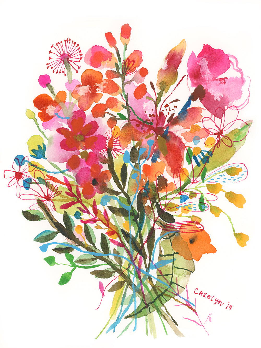 BLOOMING IN BROOKLYN ORIGINAL – Carolyn Gavin
