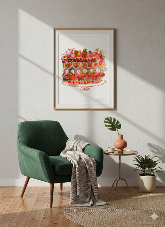 Chocolate Cake print