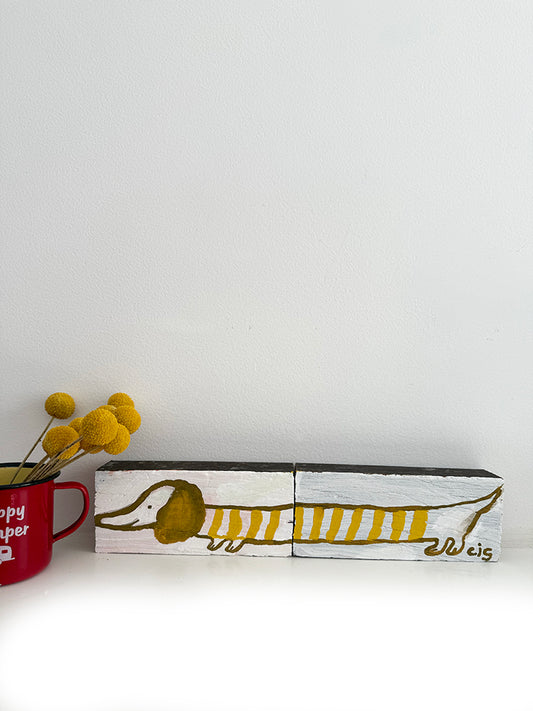 TWO PIECE YELLOW DOXY ORIGINAL