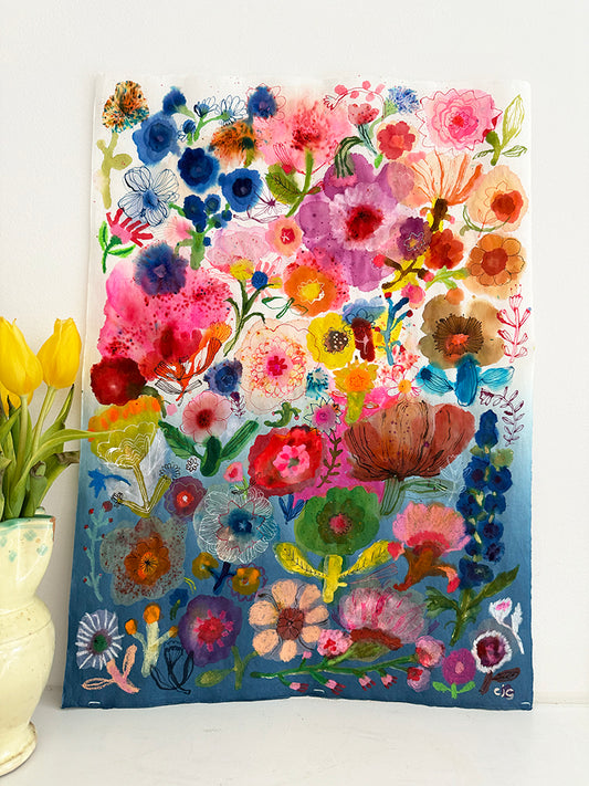 DELPHINIUMS & FRIENDS ORIGINAL