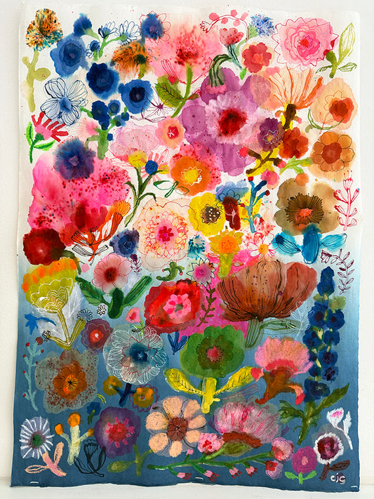 DELPHINIUMS & FRIENDS ORIGINAL