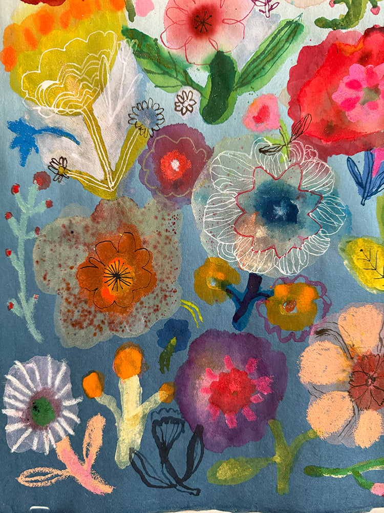 DELPHINIUMS & FRIENDS ORIGINAL