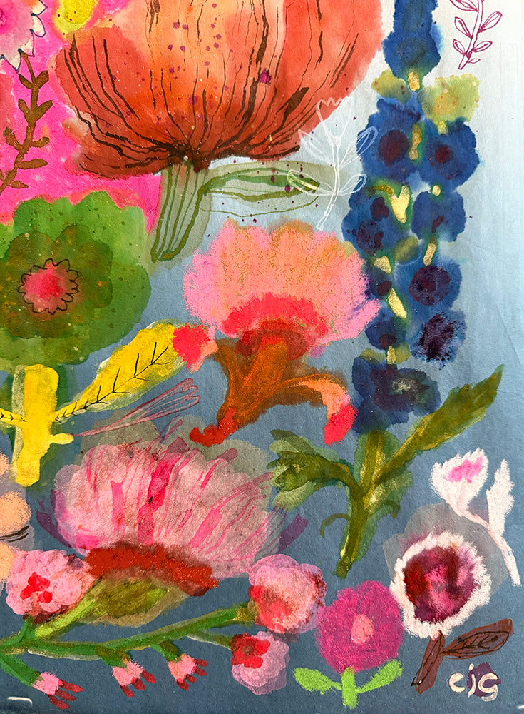 DELPHINIUMS & FRIENDS ORIGINAL