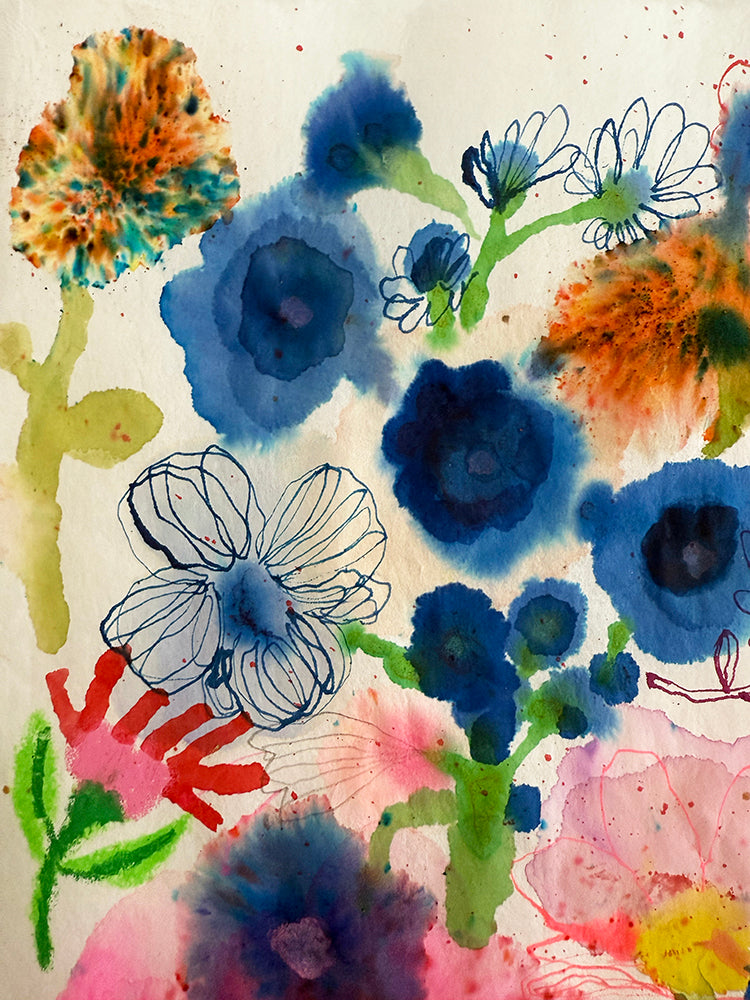 DELPHINIUMS & FRIENDS ORIGINAL