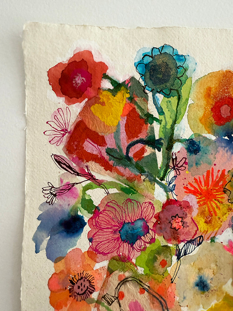 AMPHORA VASE COLLAGE ORIGINAL