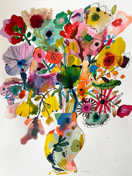 FLOWER COLLAGE #1 ORIGINAL