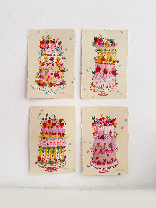 CAKE SET OF 4 ORIGINALS