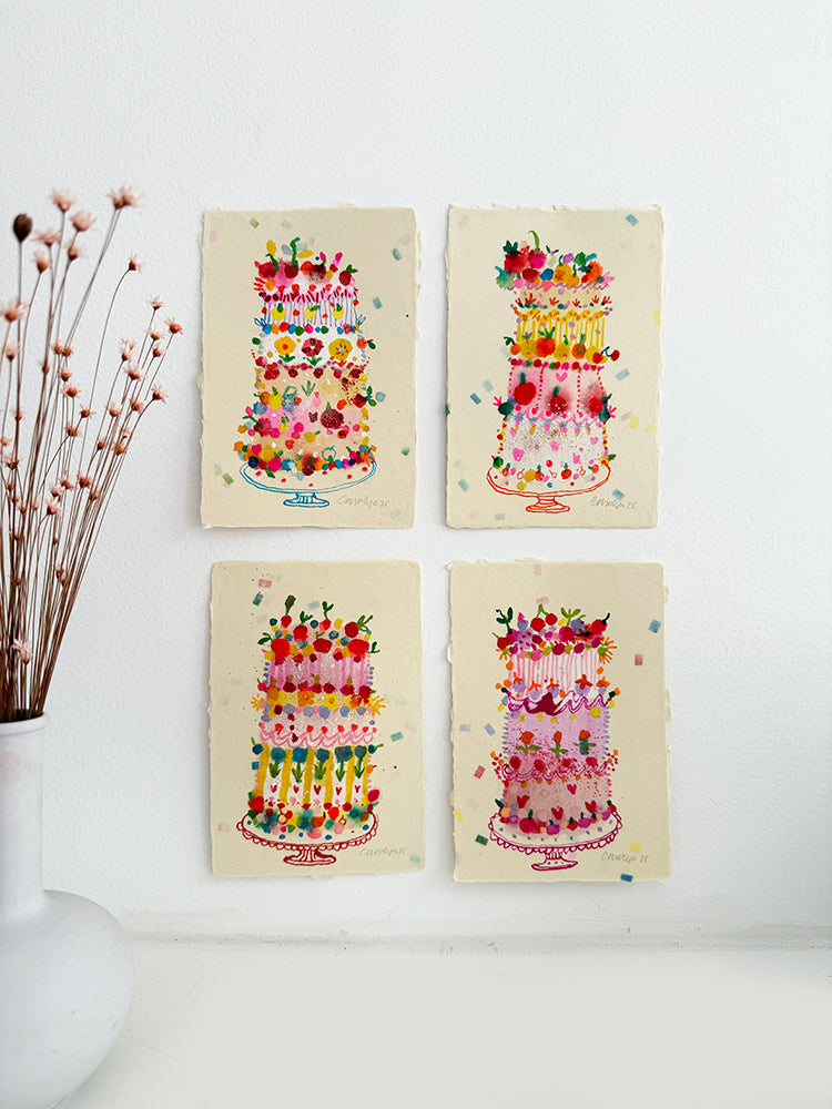 CAKE SET OF 4 ORIGINALS
