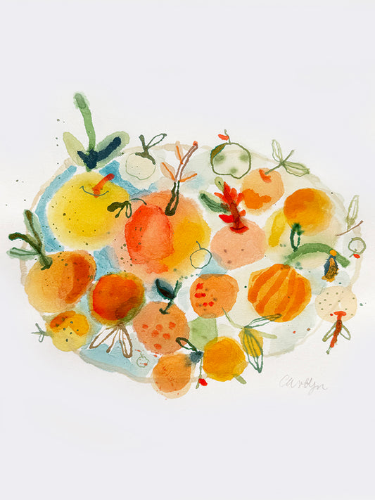 CLEMENTINES ON A PLATE ORIGINAL