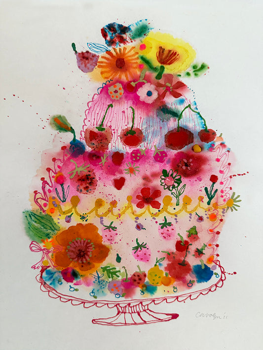 STRAWBERRY POPPY SPONGE ORIGINAL