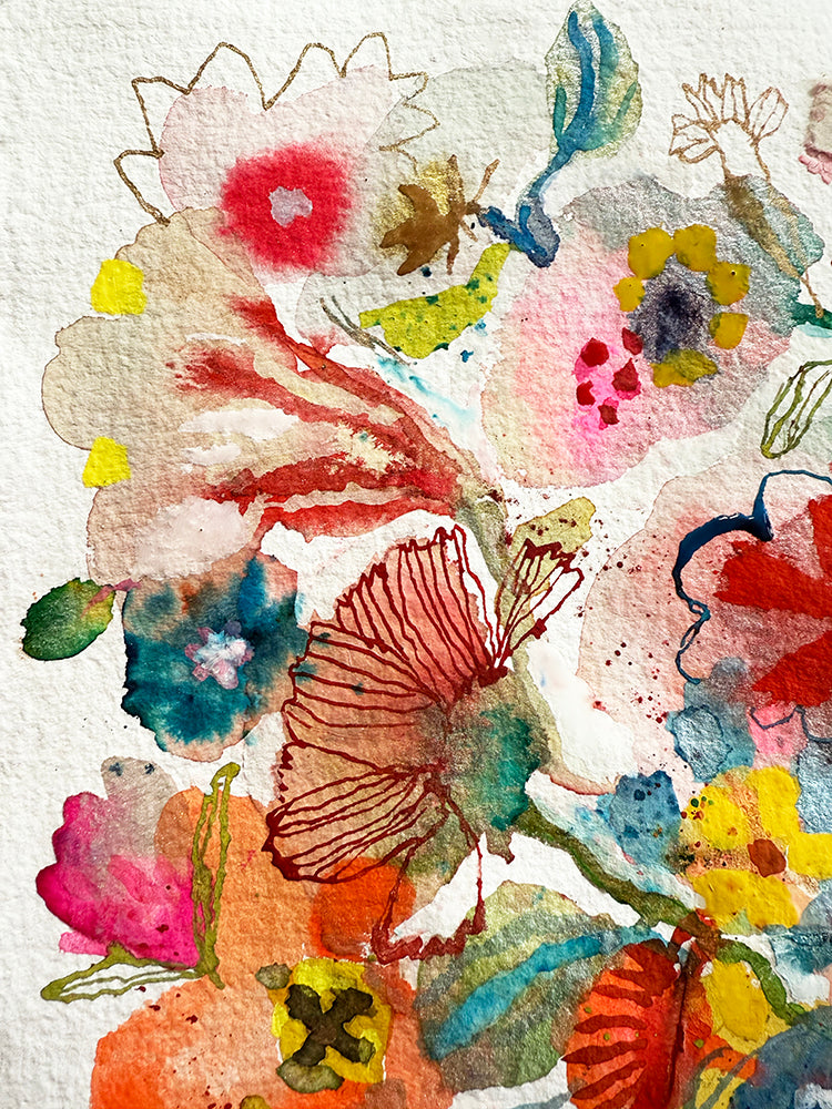 ABSTRACT FLOWERS #1 ORIGINAL