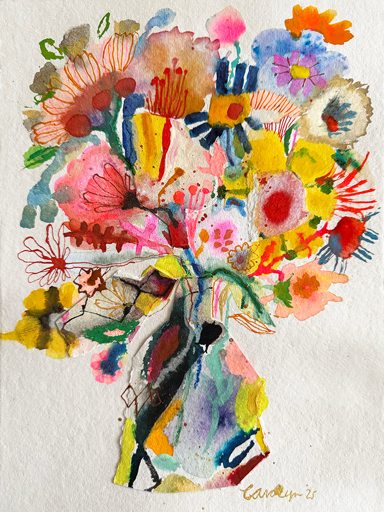 ABSTRACT FLOWERS #2 ORIGINAL