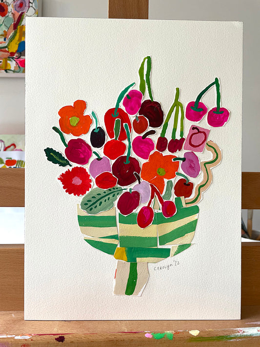 CHERRY BOWL COLLAGE ORIGINAL
