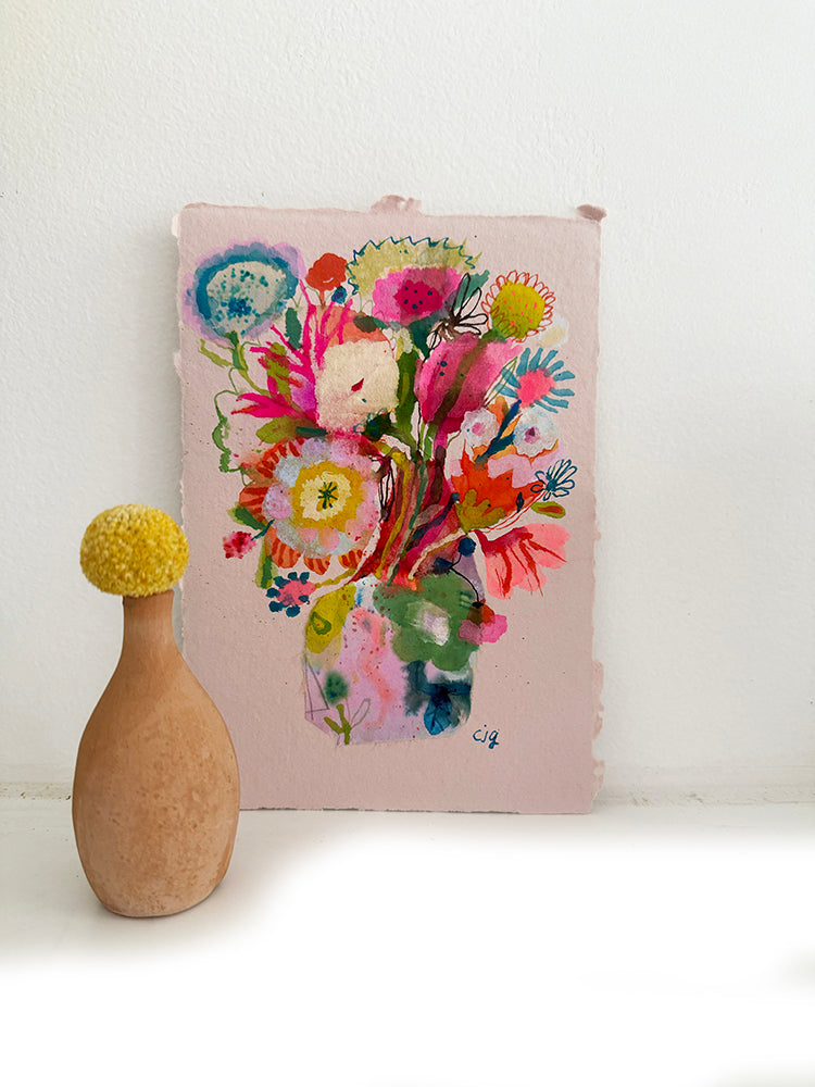 COLLAGE FLOWERS ORIGINAL