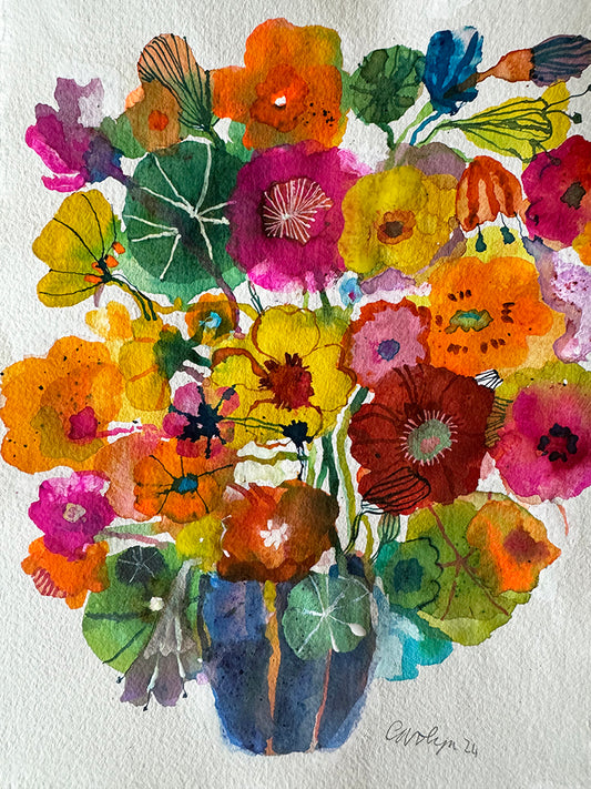 NASTURTIUMS 2 ORIGINAL